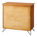 チェスト 棚 タンス たんす 天然木 ラタン アジアン 南国系 リゾート家具 収納 引き出し 幅80cm 木製 カジュアル ナチュラル スチール脚 異素材 おしゃれ 【納期A】【azm-guy-372】