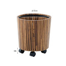 プランター キャスターつき 鉢カバー 観葉植物 入れ物 移動式 天然木製 インテリア 屋内 室内 玄関 職場 応接室 オフィス お店 カフェ レストラン ショップ 【納期B】【azm-guy-813】