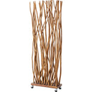 パーテーション 間仕切り 目隠し インテリア おしゃれ 天然木 ラタン キャスター付き パーティション 玄関 リビング モダン アジアン 北欧 オフィス カフェ 【納期A】【azm-guy-818】
