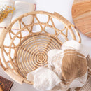 サイドテーブル リビングテーブル ローテーブル センターテーブル ソファサイド バスケット 収納 木製 天板 円形 丸型 サークル ラウンド アジアン カフェ風 【納期A】【azm-guy-821】