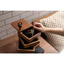 アクセサリーケース アクセサリー収納 収納ケース 小物入れ おしゃれ インテリア カントリー 北欧 収納箱 片付け アクセサリー入れ 木製 コンパクト 省スペース 【納期B】【azm-guy-920】