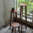 プランターベース Sサイズ 小さい 低い ロータイプ 天然木 木製 土台 装飾棚 インテリア 飾り 台 ベース アジアン ナチュラル カントリー 玄関 リビング 寝室 【納期B】【azm-guy-921】