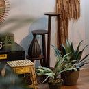 プランターベース Sサイズ 小さい 低い ロータイプ 天然木 木製 土台 装飾棚 インテリア 飾り 台 ベース アジアン ナチュラル カントリー 玄関 リビング 寝室 【納期B】【azm-guy-921】