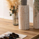 インテリアベース 土台 グリーンベース 飾り台 天然木 丸太 ホワイト 白木目 ウッド カントリー ナチュラル 北欧 インテリア 装飾 直径25cm 高さ 約50cm 【納期B】【azm-guy-927】