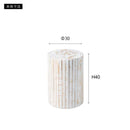 グリーンベース 飾り台 天然木製 丸太 インテリアベース 土台 シンプル ホワイト 白木目 カントリー調 北欧 インテリア 飾り 装飾 直径30cm 高さ40cm 【納期B】【azm-guy-928】