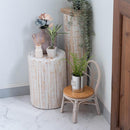 花瓶台 フラワースタンド プランター台 インテリア 装飾 土台 置き場 チェアー型 椅子型 おしゃれ 北欧 かわいい インテリア オブジェ ナチュラル カントリー 【納期B】【azm-guy-929】