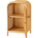 キャビネット 木製 おしゃれ 完成品 北欧 ナチュラル カントリー 2段 扉付き 目隠し ベッドサイド 寝室 ソファサイド リビング かわいい 小型 ミニ 収納棚 【納期A】【azm-guy-931】