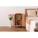 キャビネット 木製 おしゃれ 完成品 北欧 ナチュラル カントリー 2段 扉付き 目隠し ベッドサイド 寝室 ソファサイド リビング かわいい 小型 ミニ 収納棚 【納期A】【azm-guy-931】