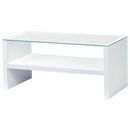 センターテーブル ローテーブル ガラス天板 シンプル 【納期A】【azm-hab-621】