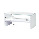 センターテーブル ローテーブル ガラス天板 シンプル 【納期A】【azm-hab-621】