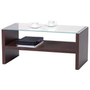 センターテーブル ローテーブル ガラス天板 シンプル 【納期A】【azm-hab-621】