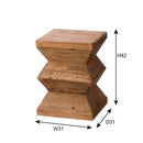 スツール 木製 天然木 椅子 サイドテーブル 古材 古木 おしゃれ インテリア デザイン カントリー ナチュラル モダン 北欧 アメリカン レトロ 木目 素材感 【納期A】【azm-hit-101】