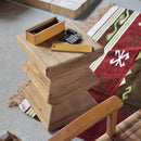 スツール 木製 天然木 椅子 サイドテーブル 古材 古木 おしゃれ インテリア デザイン カントリー ナチュラル モダン 北欧 アメリカン レトロ 木目 素材感 【納期A】【azm-hit-101】