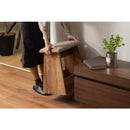 スツール 椅子 天然木 古材 サイドテーブル 腰掛け 収納スペース マガジンラック スリッパラック フリースペース ソファサイド ナチュラル 木製 北欧 【納期B】【azm-hit-202】