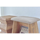 スツール 椅子 天然木 古材 サイドテーブル 腰掛け 収納スペース マガジンラック スリッパラック フリースペース ソファサイド ナチュラル 木製 北欧 【納期B】【azm-hit-202】