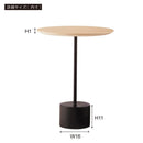 サイドテーブル 丸 北欧 おしゃれ 円形 丸型 木目 天板 デザイン スタイリッシュ シンプル インテリア リビングテーブル センターテーブル デザイナーズ 【納期A】【azm-hit-231】