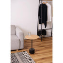 サイドテーブル 丸 北欧 おしゃれ 円形 丸型 木目 天板 デザイン スタイリッシュ シンプル インテリア リビングテーブル センターテーブル デザイナーズ 【納期A】【azm-hit-231】