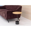 サイドテーブル 丸 北欧 おしゃれ 円形 丸型 木目 天板 デザイン スタイリッシュ シンプル インテリア リビングテーブル センターテーブル デザイナーズ 【納期A】【azm-hit-231】