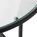 ガラステーブル センターテーブル 丸 北欧 おしゃれ スタイリッシュ ローテーブル シック モダン 強化ガラス リビング センターテーブル ソファサイド 丸型 円形 【納期A】【azm-hit-241】