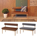 ダイニングベンチ 背もたれ付き チェア 椅子 110cm 二人掛け 【納期A】【azm-hoc-151】