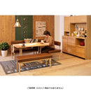 ダイニングベンチ 背もたれ付き 2人掛け コーナータイプ 片肘掛け 【納期A】【azm-hoc-152】