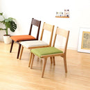 ダイニングチェア 木製 北欧 おしゃれ 1脚 単品 天然木 脚 クッション 座面 背もたれ 座高 低い ロースタイル ローチェアー モダン ナチュラル カントリー 椅子 【納期A】【azm-hoc-331】