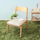 ダイニングチェア 木製 北欧 おしゃれ 1脚 単品 天然木 脚 クッション 座面 背もたれ 座高 低い ロースタイル ローチェアー モダン ナチュラル カントリー 椅子 【納期A】【azm-hoc-331】