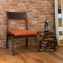 ダイニングチェア 木製 北欧 おしゃれ 1脚 単品 天然木 脚 クッション 座面 背もたれ 座高 低い ロースタイル ローチェアー モダン ナチュラル カントリー 椅子 【納期A】【azm-hoc-331】