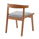 ダイニングチェア 椅子 シンプル 北欧 おしゃれ 天然木 木製 かわいい オシャレ お洒落 ひじ掛けなし デザイン ナチュラル カントリー調 背もたれ カーブ 【納期A】【azm-hoc-541】