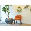 ダイニングチェア おしゃれ フェイクレザー 合成皮革 木製脚 天然木 北欧 アメリカン ビンテージ風 レトロ 赤 レッド カントリー 椅子 ダイニングチェアー 1脚 【納期A】【azm-hoc-55】