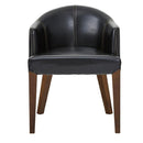 ダイニングチェア おしゃれ フェイクレザー 合成皮革 木製脚 天然木 北欧 アメリカン ビンテージ風 レトロ 赤 レッド カントリー 椅子 ダイニングチェアー 1脚 【納期A】【azm-hoc-55】