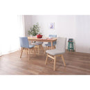 ダイニングチェア 椅子 1脚 単品 北欧 カントリー調 ナチュラル カフェ系 Cafe おしゃれ シンプル 木製 脚 天然木 合わせやすい 使いやすい 【納期A】【azm-hoc-711】