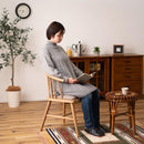 ダイニングチェア 椅子 北欧 おしゃれ ナチュラル アームチェア ウィンザーチェアー 天然木製 背もたれ カフェ風 合わせやすい カントリー クッション座面 単品 【納期A】【azm-hoc-76】