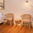 ダイニングチェア 椅子 北欧 おしゃれ ナチュラル アームチェア ウィンザーチェアー 天然木製 背もたれ カフェ風 合わせやすい カントリー クッション座面 単品 【納期A】【azm-hoc-76】