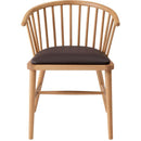 ダイニングチェア 椅子 北欧 おしゃれ ナチュラル アームチェア ウィンザーチェアー 天然木製 背もたれ カフェ風 合わせやすい カントリー クッション座面 単品 【納期A】【azm-hoc-76】