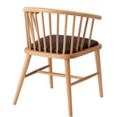 ダイニングチェア 椅子 北欧 おしゃれ ナチュラル アームチェア ウィンザーチェアー 天然木製 背もたれ カフェ風 合わせやすい カントリー クッション座面 単品 【納期A】【azm-hoc-76】