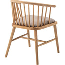 ダイニングチェア 椅子 北欧 おしゃれ ナチュラル アームチェア ウィンザーチェアー 天然木製 背もたれ カフェ風 合わせやすい カントリー クッション座面 単品 【納期A】【azm-hoc-76】