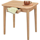 サイドテーブル 正方形 コンパクト 引出し付き 木製 【納期B】【azm-hot-334】