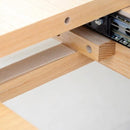 ダイニングテーブル 天板 伸縮 伸長 伸びる 北欧 おしゃれ 4人掛け 【納期A】【azm-hot-511tna】