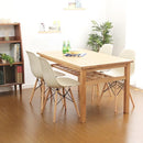 棚付き ダイニングテーブル 木製 北欧調 おしゃれ 135×80cm 【納期A】【azm-hot-522tna】