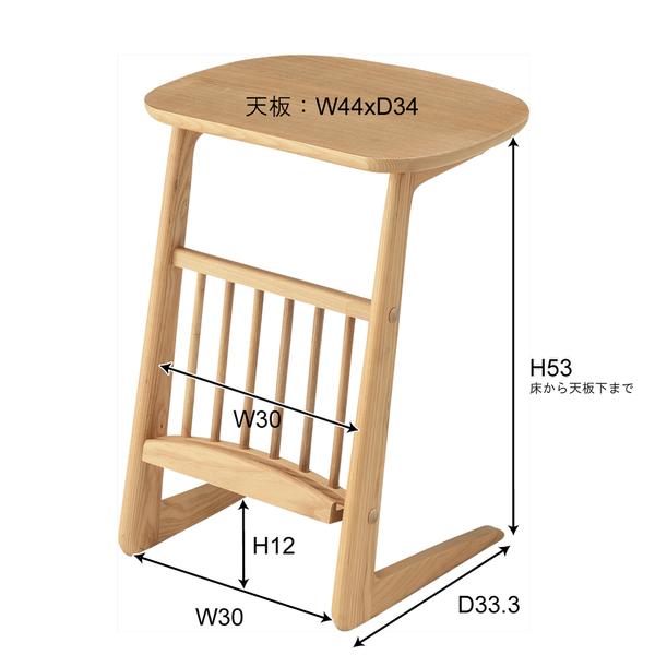 サイドテーブル ソファサイド テーブル ミニテーブル マガジンラック ミニデスク 小型 小さい 天然木 木製 北欧 ナチュラル カラー カントリー カジュアル 【納期B】【azm-hot-535】