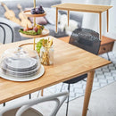 ダイニングテーブル 150×80cm シンプル 木製 天然木 ウッド 北欧 カントリー おしゃれ ナチュラル 木目 カフェ風 落ち着いた デザイン 使いやすい 食卓テーブル 【納期A】【azm-hot-650】