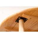 ダイニングテーブル 壁寄せ 1人 小さい 小型 部屋の隅 角 変形 変わった形 ナチュラル 北欧 おしゃれ 一人暮らし ひとり暮らし 木製 テーブル デスク 机 【納期B】【azm-how-001】