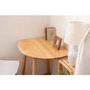 ダイニングテーブル 壁寄せ 1人 小さい 小型 部屋の隅 角 変形 変わった形 ナチュラル 北欧 おしゃれ 一人暮らし ひとり暮らし 木製 テーブル デスク 机 【納期B】【azm-how-001】