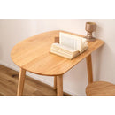 ダイニングテーブル 壁寄せ 1人 小さい 小型 部屋の隅 角 変形 変わった形 ナチュラル 北欧 おしゃれ 一人暮らし ひとり暮らし 木製 テーブル デスク 机 【納期B】【azm-how-001】