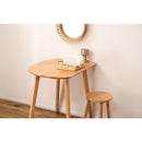 ダイニングテーブル 壁寄せ 1人 小さい 小型 部屋の隅 角 変形 変わった形 ナチュラル 北欧 おしゃれ 一人暮らし ひとり暮らし 木製 テーブル デスク 机 【納期B】【azm-how-001】