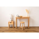 デスク 机 シンプル 木製 90cm 天然木 北欧 おしゃれ ナチュラル カントリー 一人暮らし ひとり暮らし 韓国風 家具 インテリア テーブル 飾り台 オブジェ 置き台 【納期B】【azm-how-003】