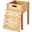 スツール 収納 椅子 腰掛け 玄関 リビング 木製 ナチュラル カフェ風 おしゃれ 北欧 シンプル 収納スペース 座面下 チェアー 便利 使いやすい カントリー 木目 【納期B】【azm-how-004】