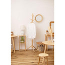 ポールハンガー 木製 おしゃれ 北欧 ナチュラル ツリー型 子ども部屋 リビング 寝室 一人暮らし ひとり暮らし シンプル ハンガーラック 便利 インテリア 韓国風 【納期B】【azm-how-007】