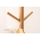 ポールハンガー 木製 おしゃれ 北欧 ナチュラル ツリー型 子ども部屋 リビング 寝室 一人暮らし ひとり暮らし シンプル ハンガーラック 便利 インテリア 韓国風 【納期B】【azm-how-007】